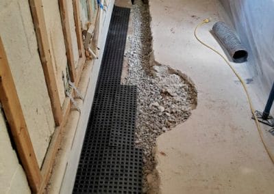 Basement Waterproofing Drainage Installation Basement Leak Repair